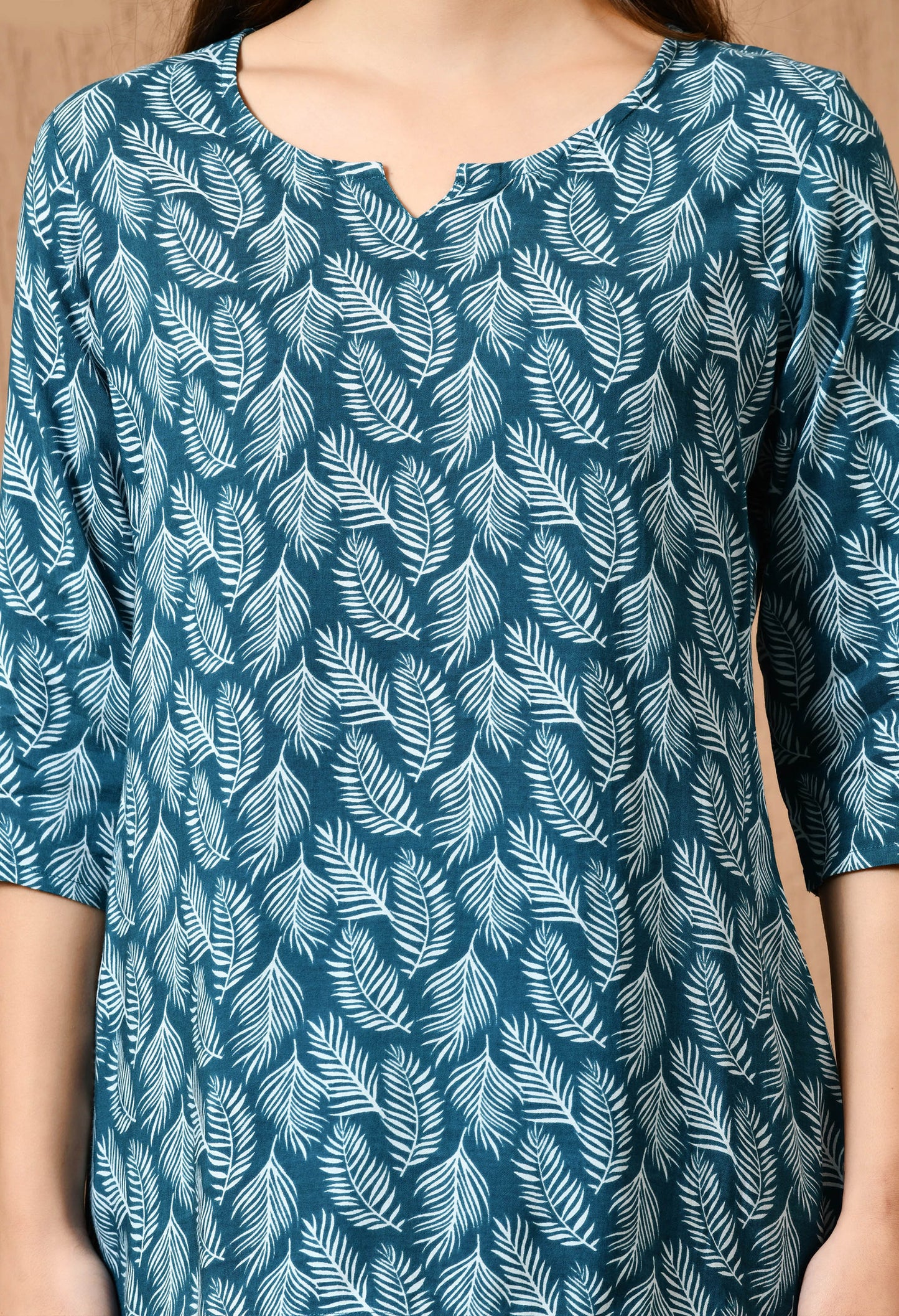 Women Printed Cotton Blend Kurta Pant Set